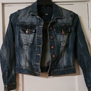 Kut from the Kloth Dark Blue Denim Jacket